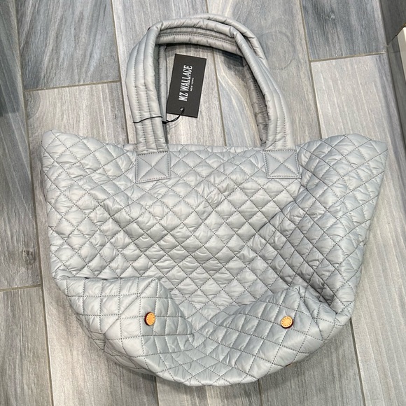 MZ Wallace Metro Tote Dove Grey New with Tags - Picture 10 of 13